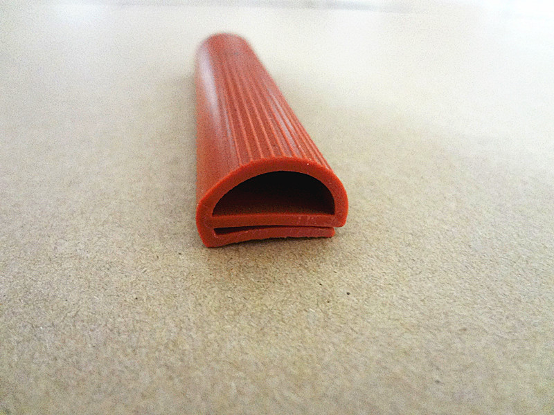 Extruded silicone rubber seals